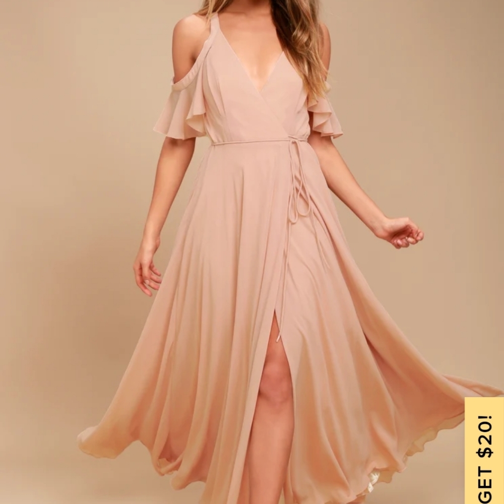 Lulu's Wrap Maxi Dress